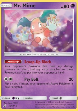 Mr. Mime⁣ - Team Up⁣ (Rare)⁣ [66]