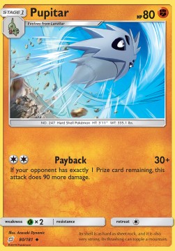 Pupitar⁣ - Team Up⁣ (Uncommon)⁣ [80]