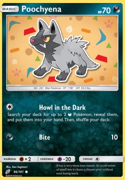 Poochyena⁣ - Team Up⁣ (Common)⁣ [86]