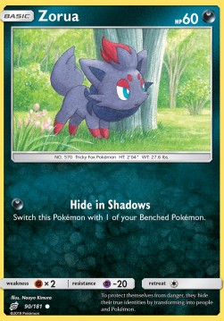 Zorua⁣ - Team Up⁣ (Common)⁣ [90]