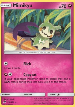 Mimikyu⁣ - Team Up⁣ (Rare)⁣ [112]