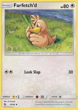 Farfetch'd⁣ - Hidden Fates⁣ (Uncommon)⁣ [45]