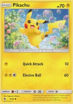 Pikachu⁣ - Hidden Fates⁣ (Common)⁣ [19]