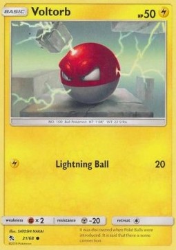 Voltorb⁣ - Hidden Fates⁣ (Common)⁣ [21]