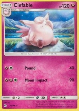 Clefable⁣ - Hidden Fates⁣ (Rare)⁣ [40]