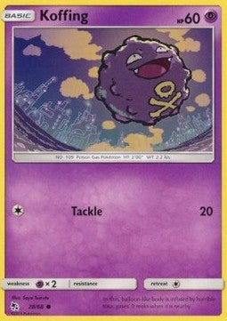 Koffing⁣ - Hidden Fates⁣ (Common)⁣ [28]