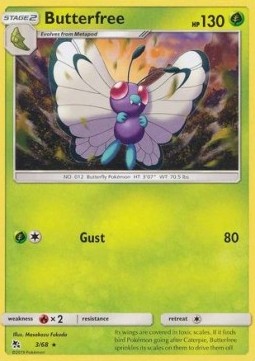 Butterfree⁣ - Hidden Fates⁣ (Rare)⁣ [3]