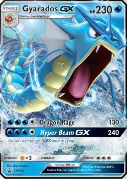Gyarados GX⁣ - SM Black Star Promos⁣ (Promo)⁣ [212]