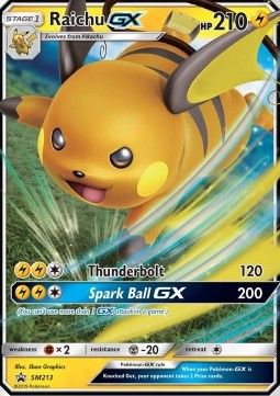 Raichu GX⁣ - SM Black Star Promos⁣ (Promo)⁣ [213]