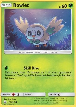 Rowlet⁣ - Cosmic Eclipse⁣ (Common)⁣ [18]