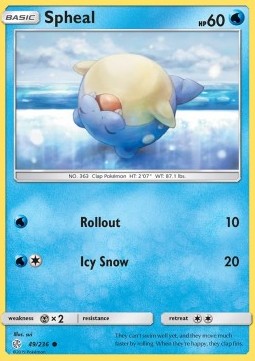 Spheal⁣ - Cosmic Eclipse⁣ (Common)⁣ [49]