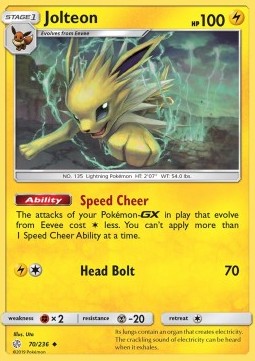 Jolteon⁣ - Cosmic Eclipse⁣ (Uncommon)⁣ [70]