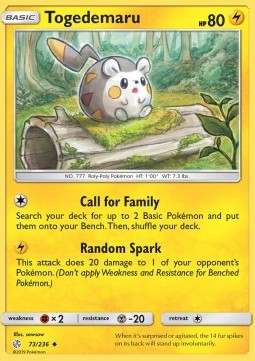 Togedemaru⁣ - Cosmic Eclipse⁣ (Uncommon)⁣ [73]