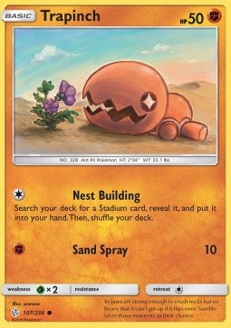 Trapinch⁣ - Cosmic Eclipse⁣ (Common)⁣ [107]