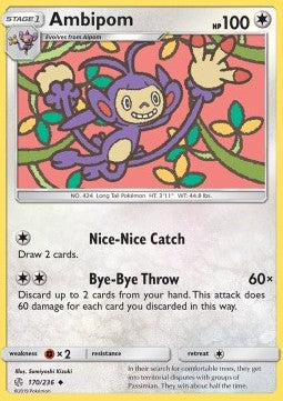 Ambipom⁣ - Cosmic Eclipse⁣ (Uncommon)⁣ [170]