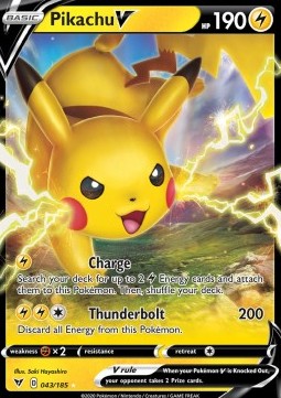 Pikachu V⁣ - Vivid Voltage⁣ (Ultra Rare)⁣ [43]