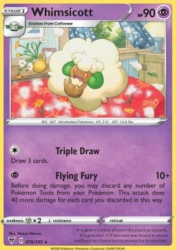 Whimsicott⁣ - Vivid Voltage⁣ (Rare)⁣ [76]