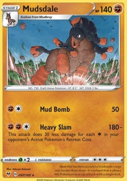 Mudsdale⁣ - Vivid Voltage⁣ (Rare)⁣ [97]
