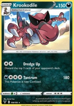 Krookodile⁣ - Vivid Voltage⁣ (Rare)⁣ [109]
