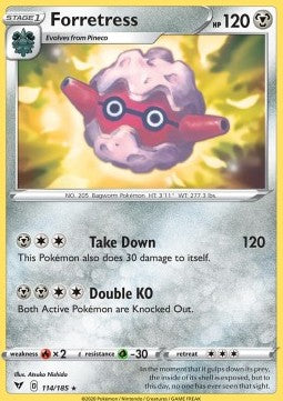 Forretress⁣ - Vivid Voltage⁣ (Rare)⁣ [114]