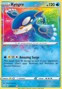 Kyogre⁣ - Shining Fates⁣ (Amazing Rare)⁣ [21]