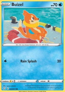 Buizel⁣ - Shining Fates⁣ (Common)⁣ [22]