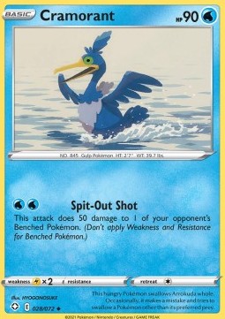 Cramorant⁣ - Shining Fates⁣ (Uncommon)⁣ [28]