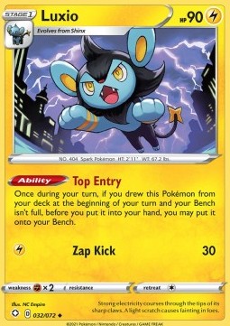 Luxio⁣ - Shining Fates⁣ (Uncommon)⁣ [32]