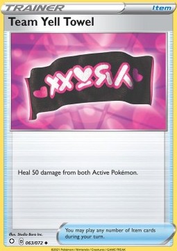 Team Yell Towel⁣ - Shining Fates⁣ (Uncommon)⁣ [63]