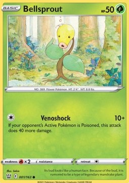 Bellsprout⁣ - Battle Styles⁣ (Common)⁣ [1]