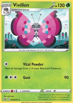 Vivillon⁣ - Battle Styles⁣ (Rare)⁣ [13]