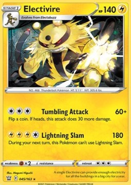 Electivire⁣ - Battle Styles⁣ (Rare)⁣ [45]