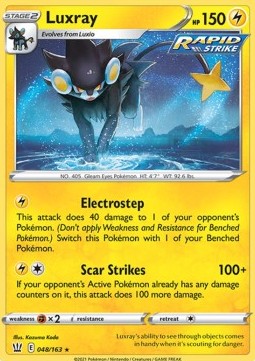 Luxray⁣ - Battle Styles⁣ (Holo Rare)⁣ [48]