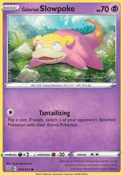 Galarian Slowpoke⁣ - Battle Styles⁣ (Common)⁣ [54]