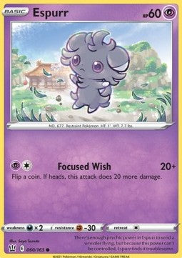 Espurr⁣ - Battle Styles⁣ (Common)⁣ [60]