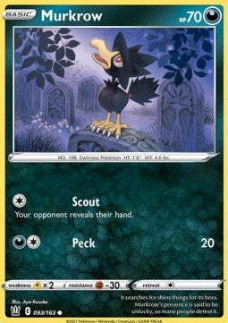 Murkrow⁣ - Battle Styles⁣ (Common)⁣ [93]