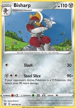 Bisharp⁣ - Battle Styles⁣ (Uncommon)⁣ [104]