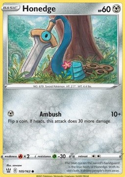 Honedge⁣ - Battle Styles⁣ (Common)⁣ [105]