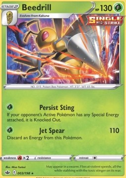 Beedrill - Chilling Reign (Holo Rare) [CRE-003]