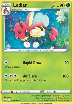 Ledian⁣ - Chilling Reign⁣ (Uncommon)⁣ [005]