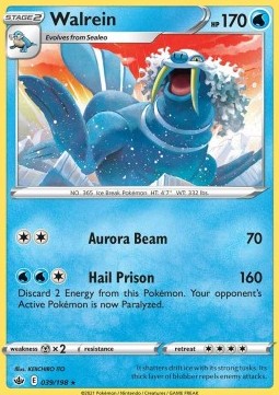 Walrein⁣ - Chilling Reign⁣ (Rare)⁣ [039]