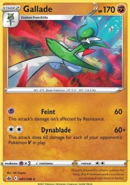 Gallade⁣ - Chilling Reign⁣ (Rare)⁣ [081]