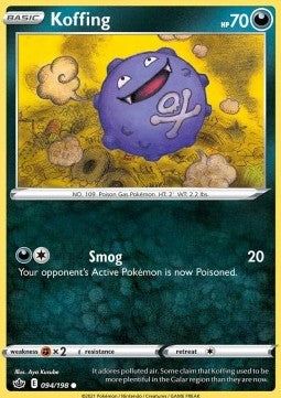 Koffing⁣ - Chilling Reign⁣ (Common)⁣ [094]