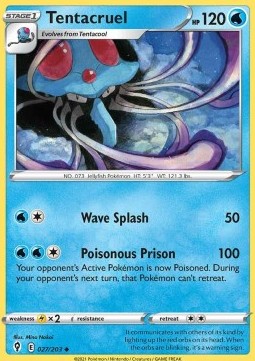 Tentacruel⁣ - Evolving Skies⁣ (Uncommon)⁣ [027]