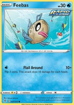 Feebas⁣ - Evolving Skies⁣ (Common)⁣ [037]
