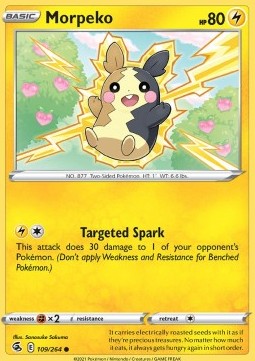 Morpeko⁣ - Fusion Strike⁣ (Common)⁣ [109]
