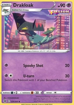Drakloak⁣ - Fusion Strike⁣ (Uncommon)⁣ [129]