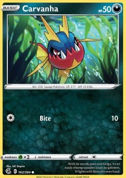 Carvanha⁣ - Fusion Strike⁣ (Common)⁣ [162]