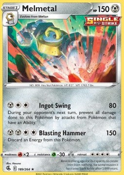 Melmetal⁣ - Fusion Strike⁣ (Holo Rare)⁣ [189]