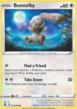 Bunnelby⁣ - Fusion Strike⁣ (Common)⁣ [214]